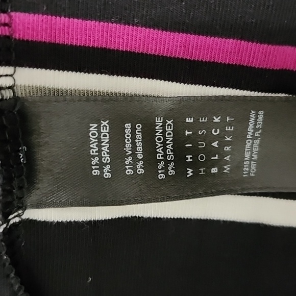 WHITE House Black Market Cold Shoulder Dress summer large - Picture 9 of 10